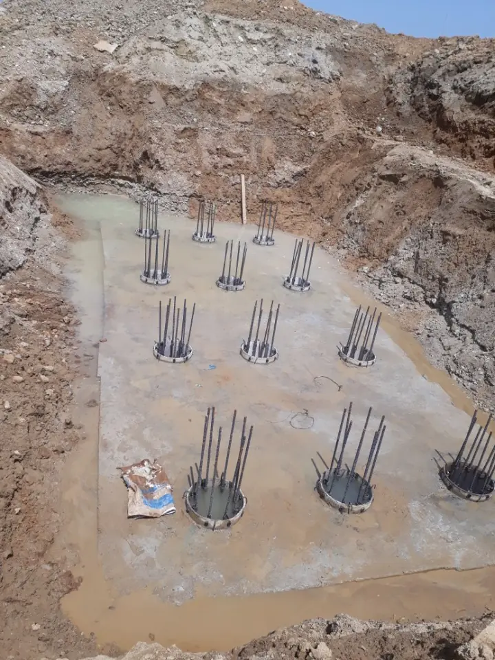 PHC파일 두부보강재 현장시공