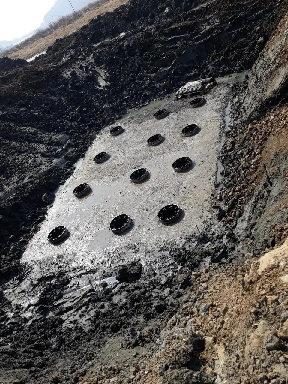 강관파일 두부정리 이미지 1